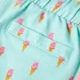 Hellmintfarbene Kindershorts mit Kordelzug 116 von , Kinderhosen - Ref: Foro24-11406, Preis: 10,59 €, Rabatt: %