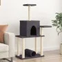 Cat scratcher with dark gray sisal posts 122 cm by , Cat furniture - Ref: Foro24-172090, Price: 56,52 €, Discount: %