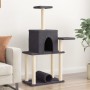 Katzenkratzbaum mit dunkelgrauen Sisalpfosten 122 cm von , Katzenmöbel - Ref: Foro24-172090, Preis: 55,54 €, Rabatt: %