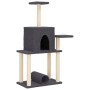 Katzenkratzbaum mit dunkelgrauen Sisalpfosten 122 cm von , Katzenmöbel - Ref: Foro24-172090, Preis: 55,54 €, Rabatt: %
