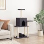 Katzenkratzbaum mit dunkelgrauen Sisalpfosten 122 cm von , Katzenmöbel - Ref: Foro24-172090, Preis: 55,54 €, Rabatt: %