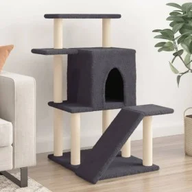 Cat scratcher with dark gray sisal posts 97 cm by , Cat furniture - Ref: Foro24-172099, Price: 52,73 €, Discount: %
