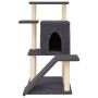 Katzenkratzbaum mit dunkelgrauen Sisalpfosten 97 cm von , Katzenmöbel - Ref: Foro24-172099, Preis: 53,53 €, Rabatt: %