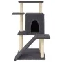 Katzenkratzbaum mit dunkelgrauen Sisalpfosten 97 cm von , Katzenmöbel - Ref: Foro24-172099, Preis: 52,72 €, Rabatt: %
