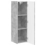 Mueble de TV Montado en la Pared Concreto 30 x 31 x 100 cm en Muebles TV | Comprar online en Foro24