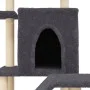 Rascador para gatos con postes de sisal gris oscuro 97 cm de , Mobiliario para gatos - Ref: Foro24-172099, Precio: 52,72 €, D...
