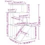 Katzenkratzbaum mit dunkelgrauen Sisalpfosten 97 cm von , Katzenmöbel - Ref: Foro24-172099, Preis: 52,72 €, Rabatt: %