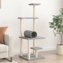 Katzenkratzbaum mit hellgrauen Sisalpfosten 136 cm von , Katzenmöbel - Ref: Foro24-172092, Preis: 41,67 €, Rabatt: %
