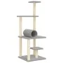 Cat scratcher with light gray sisal posts 136 cm by , Cat furniture - Ref: Foro24-172092, Price: 43,02 €, Discount: %
