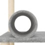 Katzenkratzbaum mit hellgrauen Sisalpfosten 136 cm von , Katzenmöbel - Ref: Foro24-172092, Preis: 41,67 €, Rabatt: %