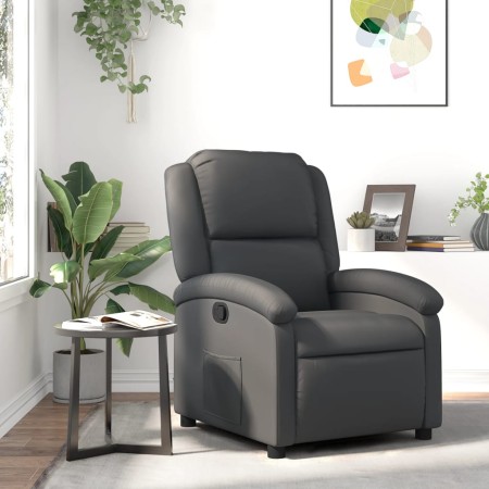 Relaxsessel aus echtem Leder in Grau von , Sessel - Ref: Foro24-371792, Preis: 303,55 €, Rabatt: %
