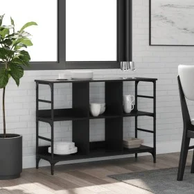 Engineered wood black sideboard 102x32x73.5 cm by , Sideboards - Ref: Foro24-837722, Price: 43,33 €, Discount: %