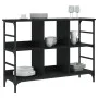 Engineered wood black sideboard 102x32x73.5 cm by , Sideboards - Ref: Foro24-837722, Price: 43,33 €, Discount: %