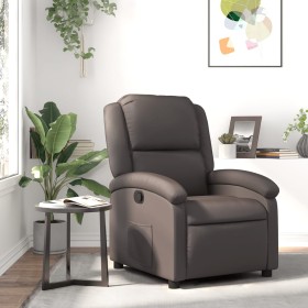 Dunkelbrauner Sessel aus echtem Leder von , Sessel - Ref: Foro24-371790, Preis: 329,70 €, Rabatt: %