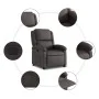 Dunkelbrauner Sessel aus echtem Leder von , Sessel - Ref: Foro24-371790, Preis: 320,83 €, Rabatt: %