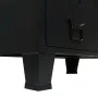 Armario metálico de estilo industrial 67x35x107 cm negro de vidaXL, Armarios roperos - Ref: Foro24-245960, Precio: 200,17 €, ...
