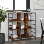 Smoked brown engineered wood sideboard 102x32x103.5 cm by , Sideboards - Ref: Foro24-837729, Price: 75,18 €, Discount: %