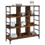 Smoked brown engineered wood sideboard 102x32x103.5 cm by , Sideboards - Ref: Foro24-837729, Price: 75,18 €, Discount: %