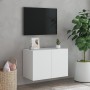 Weiße TV-Wandmöbel 60x30x41 cm von , TV-Möbel - Ref: Foro24-836938, Preis: 38,34 €, Rabatt: %