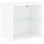 Wall-mounted bedside table with white LED lights by , TV Furniture - Ref: Foro24-837064, Price: 31,46 €, Discount: %
