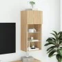 TV-Möbel mit LED-Leuchten Sonoma Eiche 40,5x30x90 cm von , TV-Möbel - Ref: Foro24-837047, Preis: 51,75 €, Rabatt: %