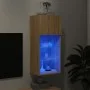 Mueble para TV con luces LED roble Sonoma 40,5x30x90 cm de , Muebles TV - Ref: Foro24-837047, Precio: 51,75 €, Descuento: %