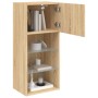 Mueble para TV con luces LED roble Sonoma 40,5x30x90 cm de , Muebles TV - Ref: Foro24-837047, Precio: 53,95 €, Descuento: %