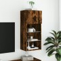 TV-Ständer mit LED-Leuchten Räuchereiche 40,5x30x90 cm von , TV-Möbel - Ref: Foro24-837051, Preis: 50,93 €, Rabatt: %