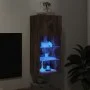 TV stand with smoked oak LED lights 40.5x30x90 cm by , TV Furniture - Ref: Foro24-837051, Price: 50,29 €, Discount: %