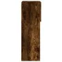 TV stand with smoked oak LED lights 40.5x30x90 cm by , TV Furniture - Ref: Foro24-837051, Price: 50,29 €, Discount: %