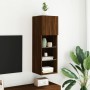 Mueble para TV con luces LED roble marrón 30,5x30x90 cm de , Muebles TV - Ref: Foro24-837013, Precio: 56,66 €, Descuento: %