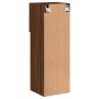 Mueble para TV con luces LED roble marrón 30,5x30x90 cm de , Muebles TV - Ref: Foro24-837013, Precio: 56,66 €, Descuento: %