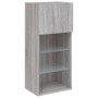 Mueble para TV con luces LED gris Sonoma 40,5x30x90 cm de , Muebles TV - Ref: Foro24-837053, Precio: 65,52 €, Descuento: %