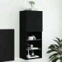 TV-Möbel mit schwarzen LED-Leuchten 40,5x30x102 cm von , TV-Möbel - Ref: Foro24-837058, Preis: 57,93 €, Rabatt: %