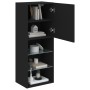 Mueble para TV con luces LED negro 40,5x30x102 cm de , Muebles TV - Ref: Foro24-837058, Precio: 60,33 €, Descuento: %