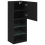TV-Möbel mit schwarzen LED-Leuchten 40,5x30x102 cm von , TV-Möbel - Ref: Foro24-837058, Preis: 61,27 €, Rabatt: %