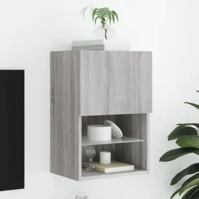 Mueble para TV con luces LED gris Sonoma 40,5x30x60 cm de , Muebles TV - Ref: Foro24-837039, Precio: 48,36 €, Descuento: %