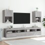 TV-Ständer mit grauen Sonoma-LED-Leuchten 40,5x30x60 cm von , TV-Möbel - Ref: Foro24-837039, Preis: 49,13 €, Rabatt: %