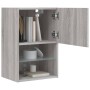 TV-Ständer mit grauen Sonoma-LED-Leuchten 40,5x30x60 cm von , TV-Möbel - Ref: Foro24-837039, Preis: 49,13 €, Rabatt: %