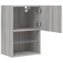 TV-Ständer mit grauen Sonoma-LED-Leuchten 40,5x30x60 cm von , TV-Möbel - Ref: Foro24-837039, Preis: 49,13 €, Rabatt: %