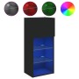 TV-Möbel mit schwarzen LED-Leuchten 40,5x30x90 cm von , TV-Möbel - Ref: Foro24-837045, Preis: 50,78 €, Rabatt: %