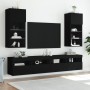 TV-Möbel mit schwarzen LED-Leuchten 40,5x30x90 cm von , TV-Möbel - Ref: Foro24-837045, Preis: 50,78 €, Rabatt: %