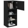TV-Möbel mit schwarzen LED-Leuchten 40,5x30x90 cm von , TV-Möbel - Ref: Foro24-837045, Preis: 50,78 €, Rabatt: %