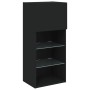 TV-Möbel mit schwarzen LED-Leuchten 40,5x30x90 cm von , TV-Möbel - Ref: Foro24-837045, Preis: 50,78 €, Rabatt: %