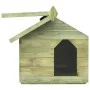 Gartenhundehütte mit offenem Dach aus imprägniertem Kiefernholz von vidaXL, Hundehütten - Ref: Foro24-45149, Preis: 108,40 €,...