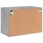 Mueble para TV de pared gris hormigón 60x30x41 cm de , Muebles TV - Ref: Foro24-836944, Precio: 35,11 €, Descuento: %