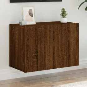 Wall-mounted TV stand in brown oak, 60x30x41 cm by , TV Furniture - Ref: Foro24-836950, Price: 35,30 €, Discount: %