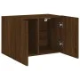 Wall-mounted TV stand in brown oak, 60x30x41 cm by , TV Furniture - Ref: Foro24-836950, Price: 35,26 €, Discount: %