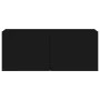 Wall-mounted TV stand in black, 100x30x41 cm by , TV Furniture - Ref: Foro24-836967, Price: 76,18 €, Discount: %