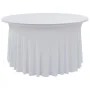 Elastic table covers 2 pcs with skirt 180x74 cm white by vidaXL, Covers - Ref: Foro24-133583, Price: 45,25 €, Discount: %